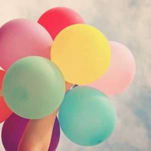 Globos de Colores Pequeños
